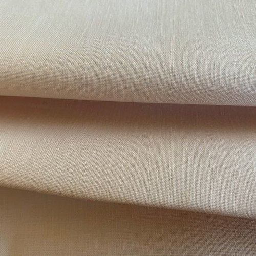 Tissu en coton, de la maison stof, uni, ton rose doux, large de 150 cm, vendu par 50 cm