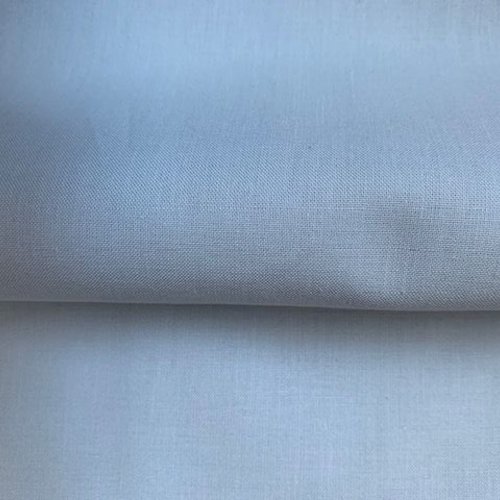 Tissu en coton, stof uni, bleu doux, large de 150 cm, 1.5 m, patchwork, couture, vente par 50 cm de haut