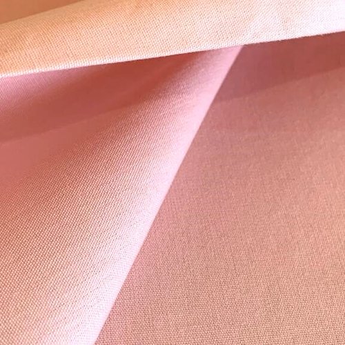 Tissu en coton, uni rose, large de 150 cm, oeko-tex standard, 140 g/m², vente par 25 cm