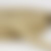 Sangle-anse de sac, en 100 % coton, coloris lin, beige, 25 mm de large, vendue au mètre