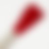 Fil de broderie sashiko, de marque olympus, coloris rouge vif, échevette de 20 mètres, vente à l'unité