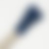 Fil de broderie sashiko, de marque olympus, coloris bleu moyen dégradé, échevette de 20 mètres, vente à l'unité