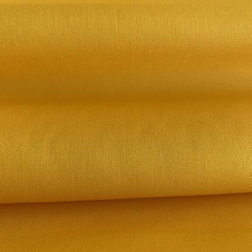 Tissu uni, de dashwood, gamme pop, de couleur safran, 100 % coton, chaleureux, vente par 25 cm/110 cm