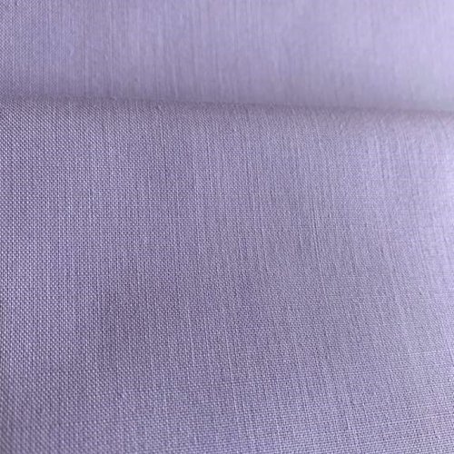Tissu en 100 % coton, de couleur lilas, pour couture et patchwork, vente par 25/150 cm