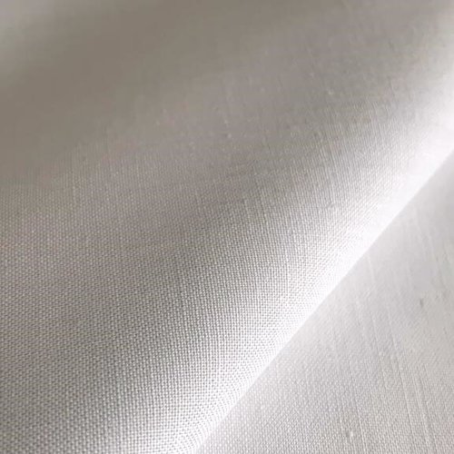 Tissu en 100 % coton, de couleur blanc cassé, pour couture et patchwork, vente par 25/150 cm