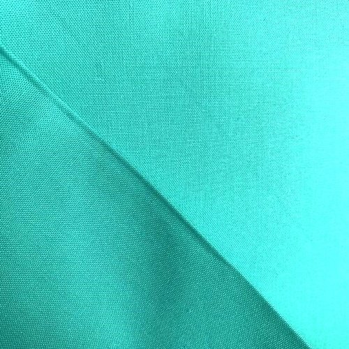 Tissu en coton, uni, dashwood, de couleur vert aqua, en accord avec la gamme, large de 110 cm, vente par 25 cm de haut