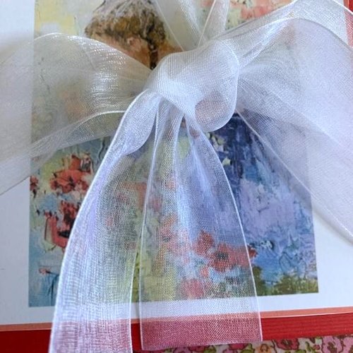 Coffret cadeau, boite rouge, dentelles de couleur blanche et ivoire, 20 mètres,11 styles, fête, anniversaire, vente au coffret