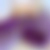 Lilas, mauve, lavande, prune, voici le coffret cadeau de dentelles colorées, d'atelier de france, à l'unité