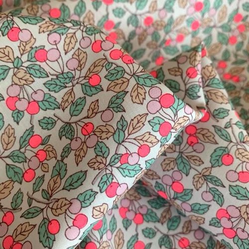 Tissu liberty fabrics tana lawn® colleen's fluo, en coton, vente par 25 cm/136 cm de large