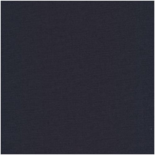 Tissu uni, lin et coton, maison stof, bleu marin, 278grs/m², élégant, sobre, habillement, décoration, vente par 25 cm/150 cm de laize