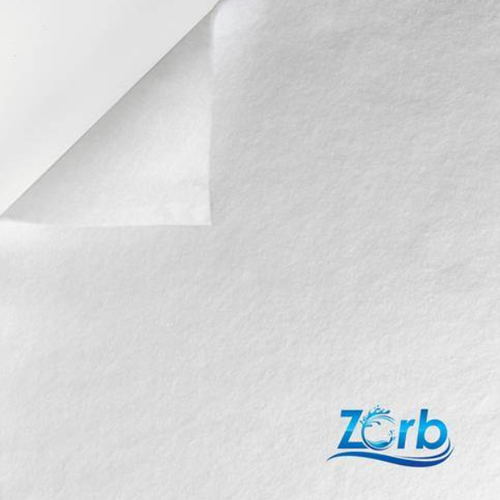 Pour couches, serviettes hygiéniques, super absorbant zorb® original, 235 g/m², blanc, 2 mm d'épaisseur, vente par 25/75 cm de large