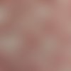 Coupon de tissu, cosmo japon, fond rose doux, avec impression de dentelles, un seul coupon coton 54/52 cm
