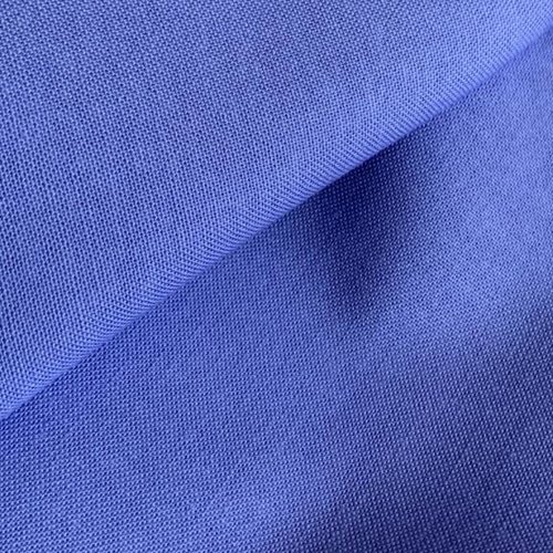 Coupon : tissu de lin et coton, de couleur bleu pervenche, 150 cm de laize, solide, vente par 40 cm de haut