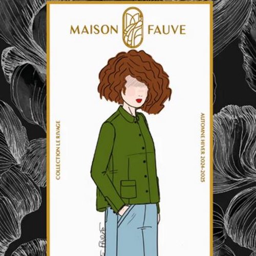 Patron couture, de la maison fauve, paletot calypso, femme, niveau intermédiaire, vente à l'unité