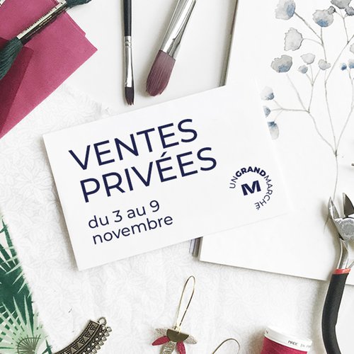 Ventes privées ! du 3 au 9 novembre ! sur un grand marché ! et dans cette boutique !