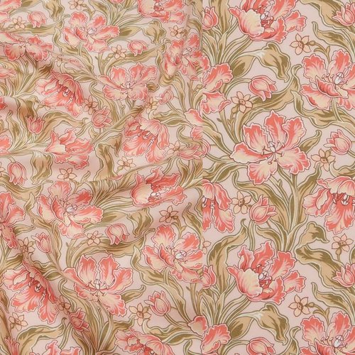 Tout nouveau : tissu liberty tulips tana lawn™, coton, "la rébellion florale" de 2026, vente par 25 cm/136 cm de large
