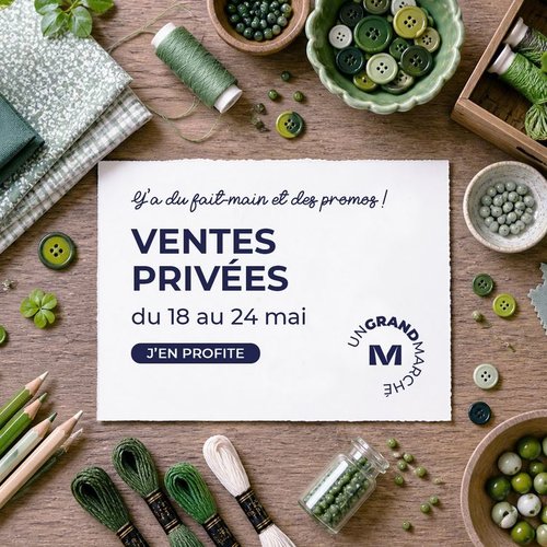 Bientôt les ventes privées !  sur ugm, elles sont prévues, du 18 au 24 mai, on vous les prépare ici aussi !
