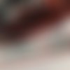 Ruban de satin tissé jacquard, 1.5 cm de large, thème des oiseaux, fond blanc, oiseaux turquoise, bordure rouge
