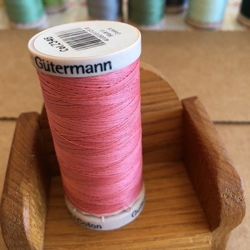 Fil à quilter machine gütermann, patchwork, 100 % coton mercerisé, 200 mètres, coloris rose ancien n°: 2346