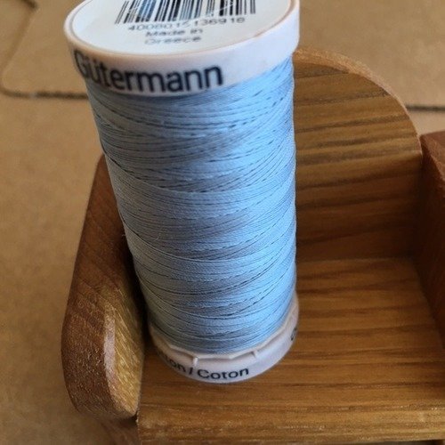 Fil à quilter gütermann, patchwork, 100 % coton mercerisé, 200 mètres, coloris éléphant n°: 6506