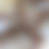 Dentelle aérienne, en viscose, 20 mm de large, de couleur écureuil, neuve, française, au mètre