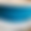 Cordon, lacet en polyester, 3 mm de diamètre, de couleur turquoise, made in france, vente au mètre