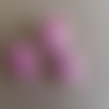 Serre-cordon, en forme de boule, à ressort, de couleur rose, en polypropylène, vente à l'unité