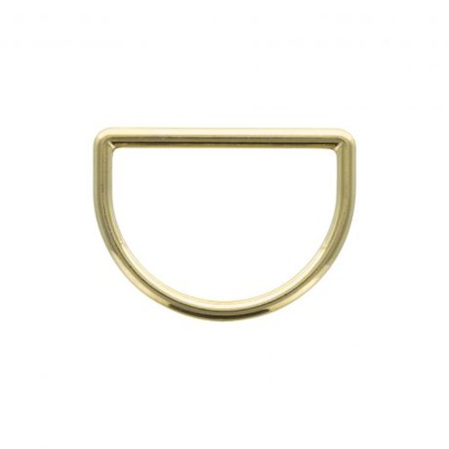 Demi - anneaux, en métal, de dimension 30/20 mm, en métal doré, pour sacs, couture, vente à la pièce