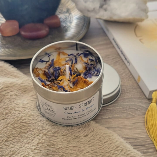 Bougie sérénité – fleur d'eau