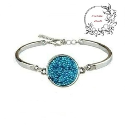 Bracelet cabochon turquoise