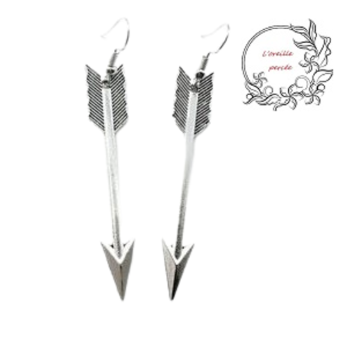 Boucle d'oreille flèche
