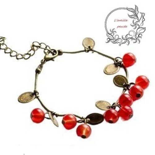 Bracelet cerise