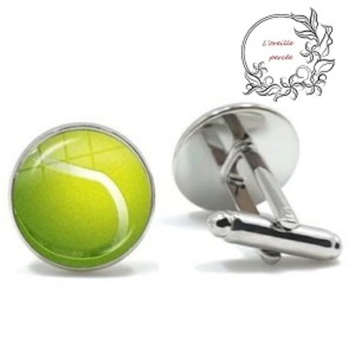 Boutons de manchette balle de tennis