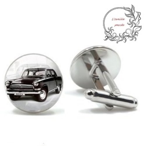 Boutons de manchette voiture ancienne