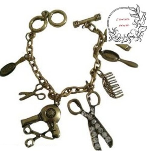 Bracelet bronze coiffure