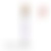 Stylo à bille parme et son bonhomme pain d'épice