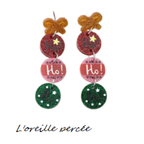 Boucle d'oreille  ho ho ho !