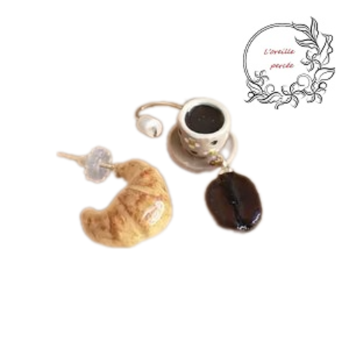 Boucle d'oreille petit déjeuner