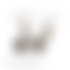 Boucle d'oreille saxophone bronze