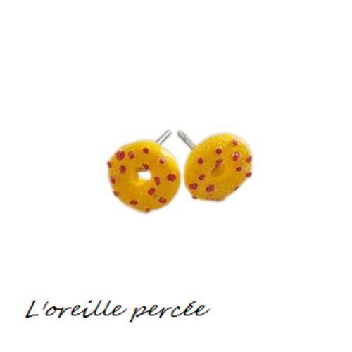 Puce oreille mini donut au citron