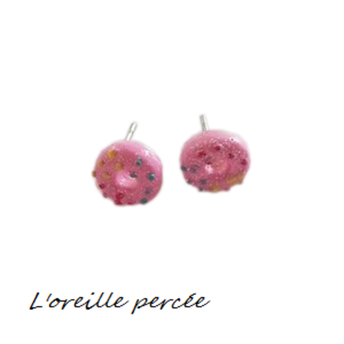 Puce oreille mini donut à la fraise