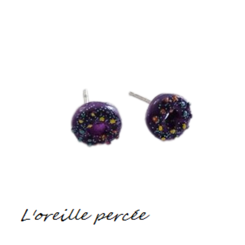 Puce oreille mini donut à la myrtille