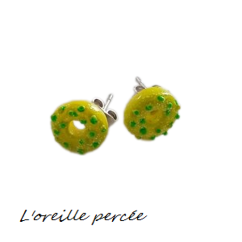 Puce oreille mini donut à la pomme granny