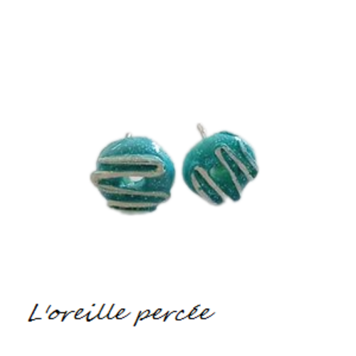 Puce oreille mini donut à la menthe glaciale