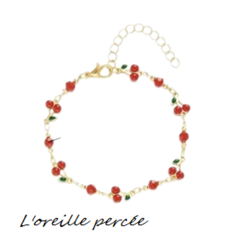 Bracelet cerise
