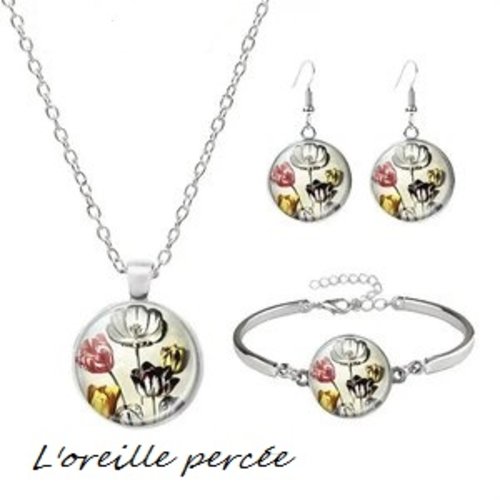 Parure fleurie