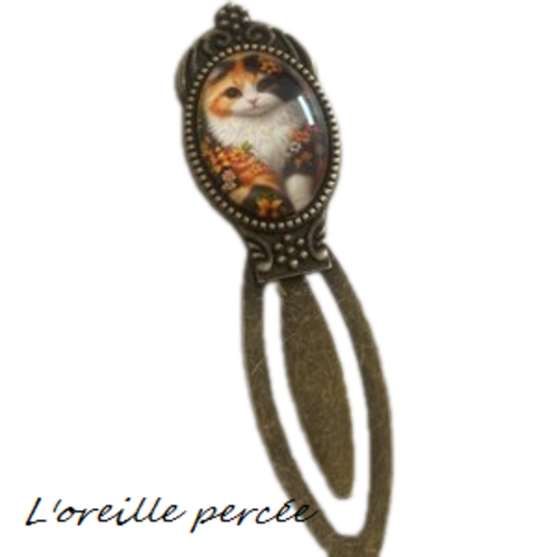 Marque page chat