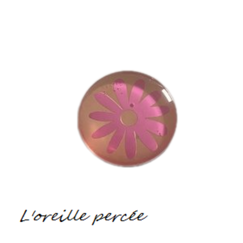 Magnet fleur fuschia