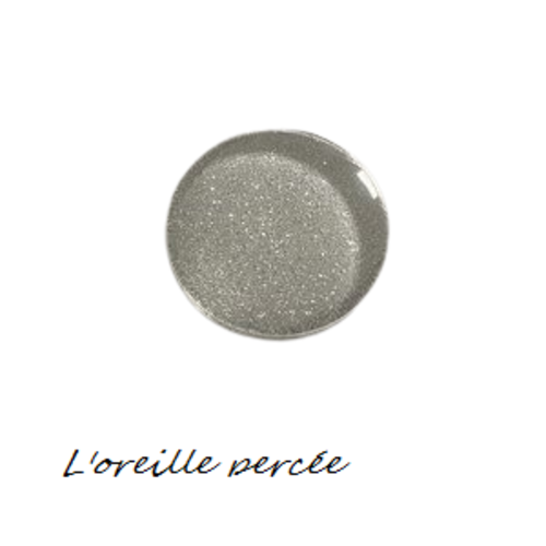 Magnet motif paillette argentée