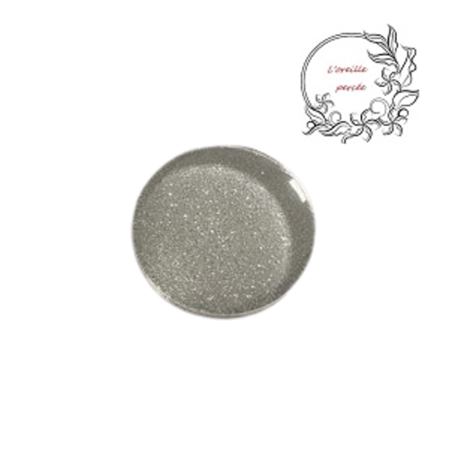 Magnet motif paillette argentée